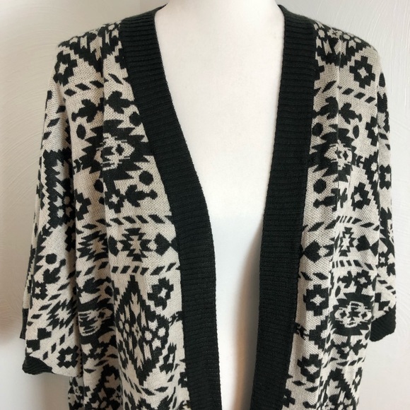 Altar'd State Tribal Print Boho Knit Cardigan - Picture 5 of 8